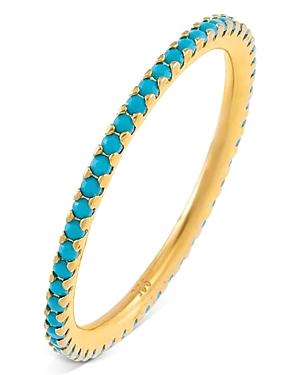 Adinas Jewels Turquoise Stack Ring