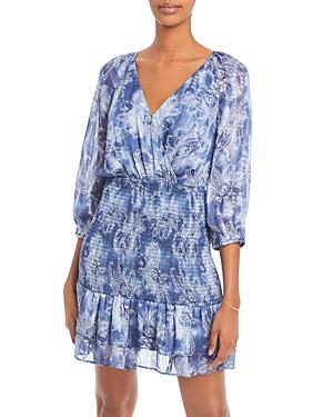 Aqua Smocked Mini Dress - 100% Exclusive