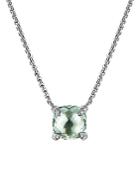 David Yurman Chatelaine Pendant Necklace With Prasiolite And Diamonds, 18