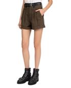 The Kooples Belted Cotton Shorts