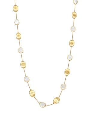 Marco Bicego 18k Yellow Gold Lunaria Mother-of-pearl Long Necklace, 40