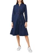 Hobbs London Taylor Belted Denim Shirtdress