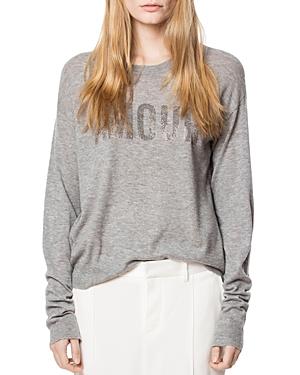 Zadig & Voltaire Kansas Cp Embellished Cashmere Sweater