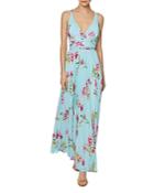 Laundry By Shelli Segal Floral-print Chiffon Gown