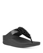Fitflop Women's Fino Embellished Thong Wedge Sandals