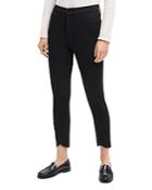 Jen 7 High Rise Ankle Skinny Jeans In Black