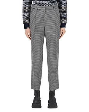 Weekend Max Mara Dover Houndstooth Straight Leg Trousers