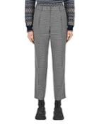 Weekend Max Mara Dover Houndstooth Straight Leg Trousers