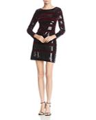 Reiss Selene Velvet-striped Sequined Dress - 100% Exclusive