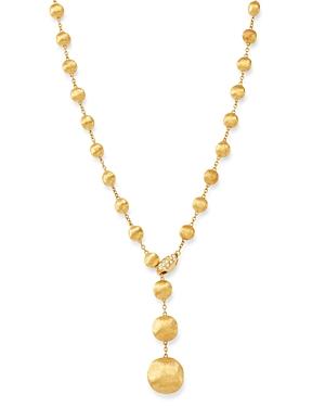 Marco Bicego 18k Yellow Gold Africa Diamond Y Necklace, 16.75