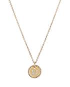 David Yurman U Initial Charm Necklace With Diamonds In 18k Gold, 16-18