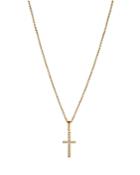 Nadri Elevate Pave Cross Pendant Necklace In 18k Gold Plated, 16-18