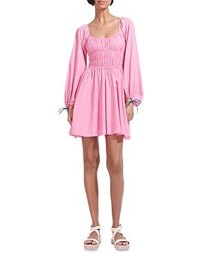 Staud Bow Mini Dress
