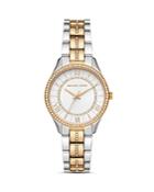 Michael Kors Lauryn Mother-of-pearl Dial Link Bracelet Watch, 33mm