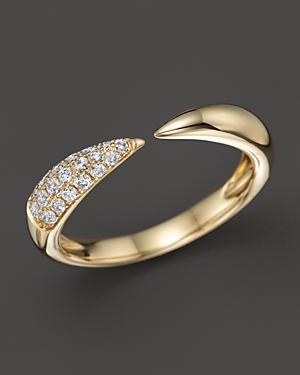 Diamond Claw Ring In 14k Yellow Gold, .20 Ct. T.w.