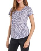 Vince Camuto Zebra Print Tee