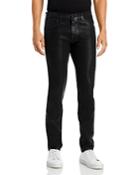 7 For All Mankind Paxtyn Coated Skinny Fit Jeans