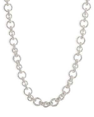 Lauren Ralph Lauren Pave Circle Collar Necklace, 16-19