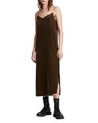 Allsaints Noa Velvet Slip Dress