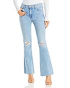 Mother The Weekender Fray Flared Jeans In Dreamer
