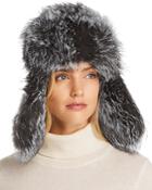 Maximilian Furs Fox Fur Trapper Hat