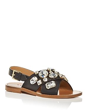 Marni Women's Embellished Slingback Sandals
