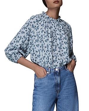 Whistles Beatrix Swallows Print Blouse