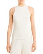 Vince Ribbed High Neck Tank