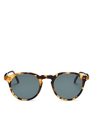 Garrett Leight Unisex Round Sunglasses, 47mm
