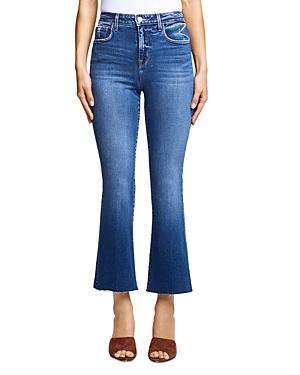 L'agence Kendra Crop Flare Jeans In Laredo