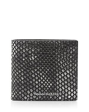 Alexander Mcqueen 8cc Leather Bifold Wallet
