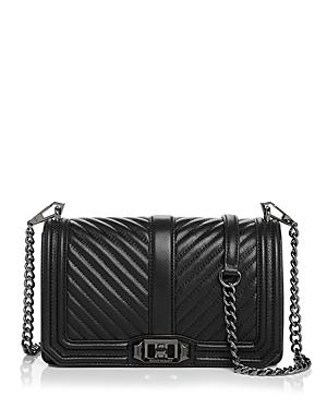 Rebecca Minkoff Chevron Quilted Love Crossbody