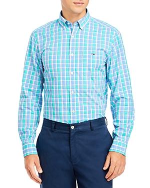 Vineyard Vines Stretch Cotton Plaid Classic Fit Button Down Shirt