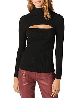 Joe's Jeans Riya Peek Opening Turtleneck Sweater
