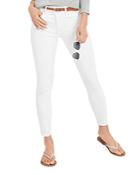 Vineyard Vines Jamie High Rise Skinny Jeans In White Cap