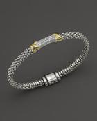 Lagos Diamond Lux 18k Gold And Sterling Silver Bracelet, .37 Ct. T.w.