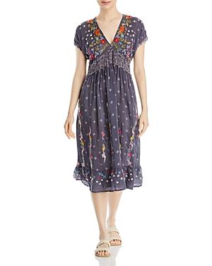 Johnny Was Sabine Embroidered Dress