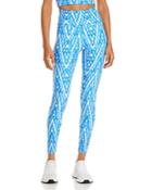Aqua Athletic Diamond Print Leggings - 100% Exclusive