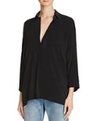 Vince Oversize Collared Blouse