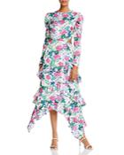 Wayf Dreamer Tiered Floral Print Maxi Dress