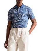 Ted Baker Pacita Cotton Floral Print Polo Shirt