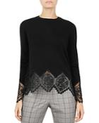 Ted Baker Aylex Lace-trimmed Sweater