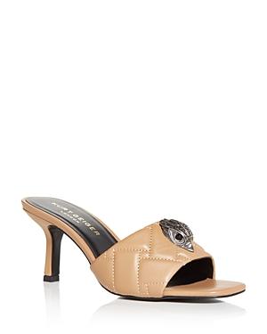 Kurt Geiger London Women's Kensington Quilted High Heel Slide Sandals