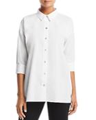 Eileen Fisher Petites Classic Button-down Top