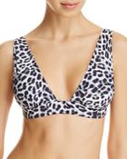 Vince Camuto Leopard Print Bikini Top