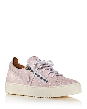 Giuseppe Zanotti Women's Helsinki Glitter Zip Sneakers