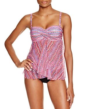 Profile By Gottex Rio D-cup Flyaway Tankini Top