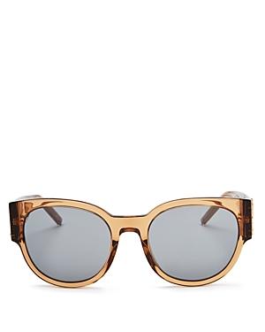 Saint Laurent Mirrored Cat Eye Sunglasses, 54mm
