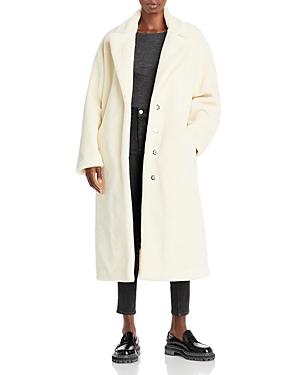 Anine Bing Sasha Faux Fur Wrap Coat