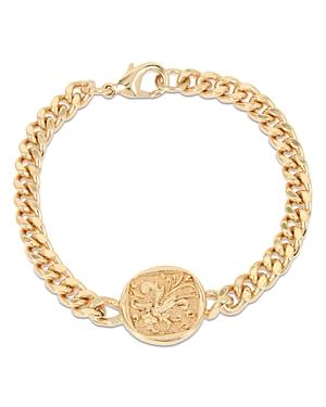 Allsaints Gold-tone Coin Link Bracelet